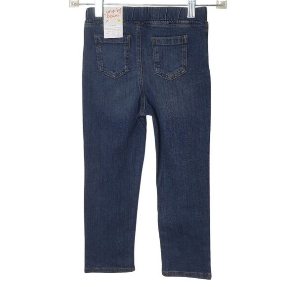 Jumping Beans Boys 5T Straight Leg Jeans Functional Drawcord Comfort Waistband - Picture 3 of 7